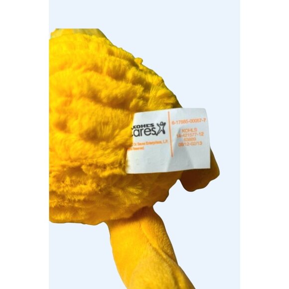 Kohls Cares Dr. Seuss Plush Toy 14" Yellow Lorax Soft Stuffed Animal For Kids - Picture 2 of 2